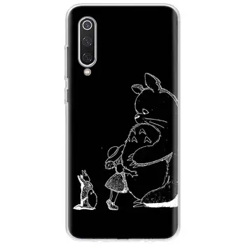 Mielas Totoro Ghibli Miyazaki Anime Padengti Telefoną Atveju Xiaomi Redmi Pastaba 9S 10 9 8 8T 7 6 5 6A 7A 8A 9A 9C S2 Pro K20 K30 5A 4X