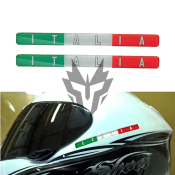 Motociklo Bako Lipdukai Italijos Vėliava Italia Lipdukai Atveju, Aprilia Ducati Vespa už AGV K1 K3 K4 K5 RR4 RR7 Ryklys Šalmas Lipdukai