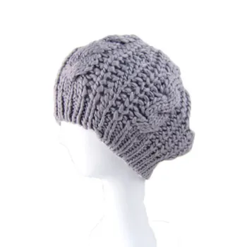 NAUJI Moteriški Megztiniai Baggy Beanie Skrybėlių Žiemą Šilta, Negabaritinių skrybėlę Beretė MZ003
