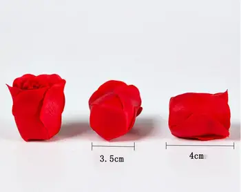 Naujas 81pcs/1Box Vestuvių Papuošimas, Rožių Muilas Gėlių Galvos Trijų sluoksnių Be Pagrindo Modeliavimas Rose Amžinąjį Gėlių, Rožių 2021# 98