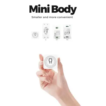 Naujas Atvykimo 16A MINI Wifi Smart Switch Laikmatis Belaidžio Jungikliai Protingo Namo Automatizavimo Suderinama Tuya Alexa 