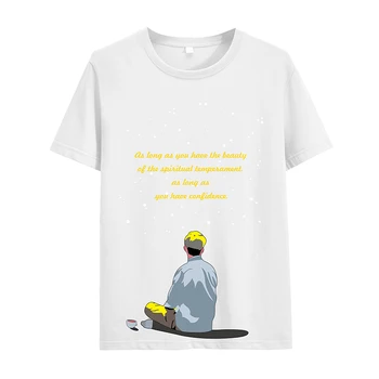 Negabaritinių marškinėliai Vyras Medvilnės Mens T Shirts Vasaros Atsitiktinis Atspausdintas Trumpas rankovėmis T Shirts Prarasti Japonų Stiliaus Marškinėliai Homme