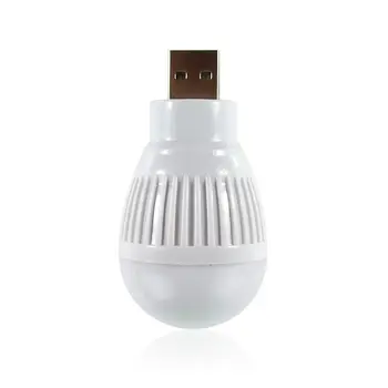 Newest Mini USB LED Light Portable 5V 5W Energy Saving Ball Lamp Bulb For Laptop USB Socket