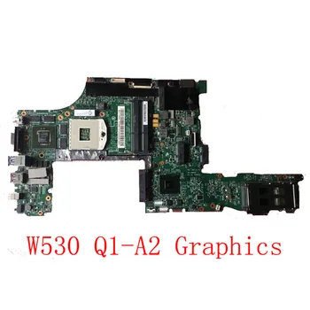 Nešiojamojo kompiuterio motininė plokštė Lenovo ThinkPad W530 Q1-A2 Grafika FRU 04X1511 48.4QE12.031 11220-3 DDR3