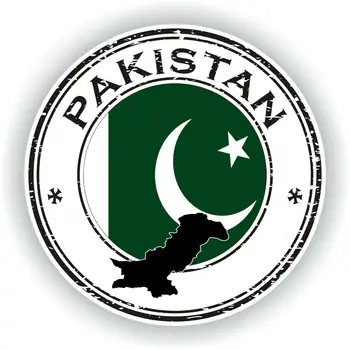 Pakistano Antspaudas Antspaudas Lipdukas, Decal Automobilių, Sunkvežimių Laptop Tablet Šaldytuvas Durų lipdukai lipdukai