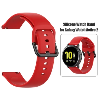 Patvarus Watchband Nešiojamų Subtilus Dizainas Silikono Reguliuojami Watchband Diržo Samsung Galaxy Žiūrėti Aktyvios 2 40mm 44mm S