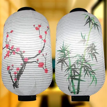 Popieriaus žibintų Japonų stiliaus Festivalis namų dekoro priedai Suši parduotuvėje kabo dekoro LED popierius Žibintai Kinų stiliaus