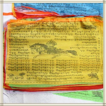 Religines Vėliavas Sodo Vėliavos Tibeto Budistų Prekių Spalva Spausdinimo Maldos Vėliavos Tibeto Reklama 5M 20 Lapų