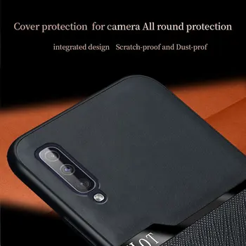 Samsung Galaxy A31 A51 Atveju Sunku Matinis PU Odos magnetas apsaugoti galinio dangtelio atveju 