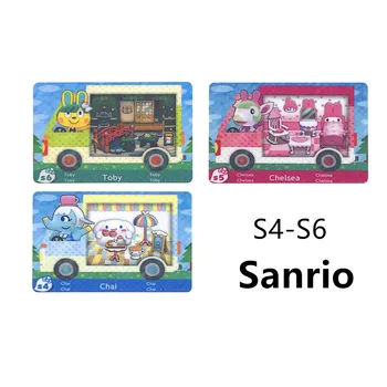 Sanrxo X S1~S6 Gyvūnų Kirtimo Žaidimo Kortelės RV Automobilių Sanrioed Amiibo Žymeklį Gyvūnų Amxxbo Visą Nintendo Jungiklis NR 3pcs/set 6Pcs/set