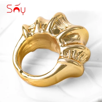 Saulėtą Papuošalai Didelis Žiedas 2021 Naujo Dizaino Aukštos Kokybės Vario Šviesos Žiedas Papuošalai Moterims, Ir Vestuvių Žiedas Šalies Klasikinis Madinga Dovana