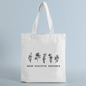 Shopper Bags Nešti Pirkinių Krepšys Rankinės, Gėlės Messenger Daugkartinio Naudojimo Krepšiai 2021 Naujas Estetinis Gotikos Bolsa Dailės Mokytojų Rankinės