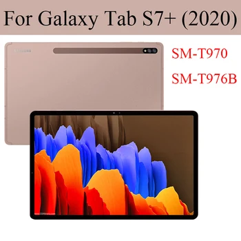 Skaidrus Silikoninis Minkštas gaubtas, skirtas Samsung Galaxy Tab S7+ 2020 12.4 colių Shakeproof TPU oro Pagalvė Padengti SM-T975 SM-T970 SM-T975
