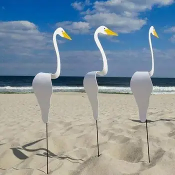 Sodo Flamingo Vėjo Indikatorius, Įnoringas Paukštis Sukasi šiek tiek kieme Šalis Sodo Puošmena Tiekimo Lauko Dekoro ir Namų Papuošalas