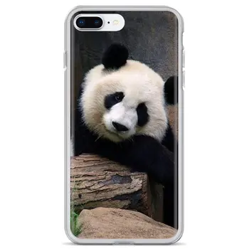 Soft Shell Atveju, Huawei P7 P8 P9 P10 P20 30 P40 Lite Plus Pro 2016 2017 Mini Akvarelė Panda Animacinių Filmų Gyvūnų