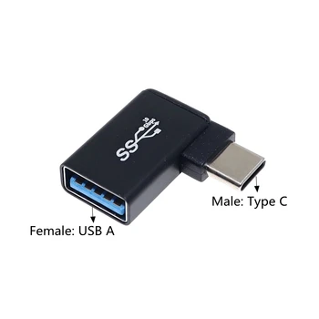 USB C Tipo Male USB A Female OTG Jungties Adapteris USB 3.0 prie C Tipo Kabelis Mini Adapteris Keitiklis