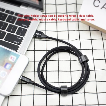 USB Kabelis Vijurkas Organizatorius Namuose Pajungti Apdailos Stacionarių PC Maitinimo Laido Valdymo Ausinės Stick Kaklaraištis Laidas iPhone 12 11