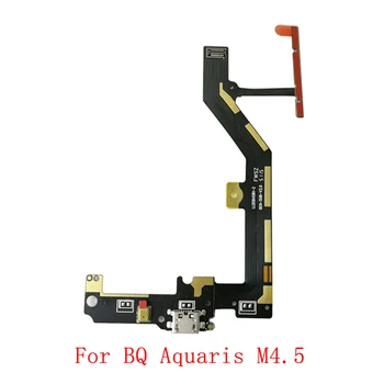 USB Įkrovimo lizdas Modulio Jungties Uosto Flex Kabelis BQ Aquaris X XPro X2 X2 Pro U2 U2 V V Plus Lite M4.5 Mikrofonas Valdyba
