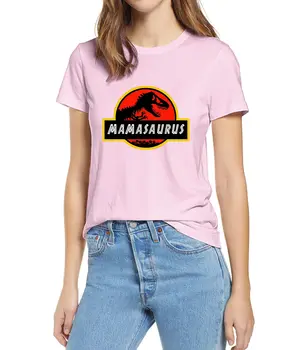 Unisex Medvilnės Mamasaurus T Rex Dinozaurai Mama Saurus Šeimos Atitikimo Dinozaurų Mama Marškinėliai Naujovė Moterys T-Shirt Mama Dovana