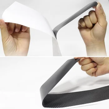 Universali Juoda Raštas Palangės Nusitrinti Padengti Automobilio Durų Plokštės 3D Lipdukas Anglies Pluošto Stabdžių Nulio