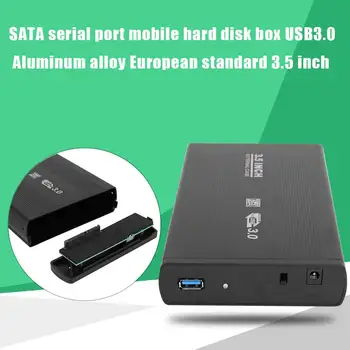 VKTECH 3.5 colių HDD Case SATA į USB 3.0-2.0 Išorinis Standusis Diskas, Disko Atveju, Doko Adapteris 3.5