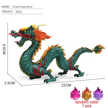 Vaikų Žaislai Modeliavimas Magija Kinų Drakonas Gyvūnai Modelis Originalus Genuin Savage Veiksmų skaičius, Figūrėlės Kolekcija Vaikams, Žaislai
