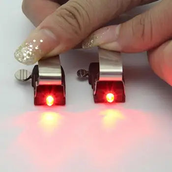 V&C Suportai Kelių Stabdžių Dviratį Dviračiu Dviračių Nano Raudona LED Šviesos Saugus Įspėjamieji Žibintai Mini Dviračių Stabdžių Žibintai Su Baterija