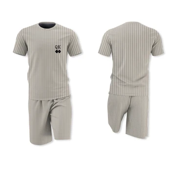 Vasaros nustatyti vyriški laisvalaikio trumparankoviai marškinėliai paprasta naujas 3D spausdinimo sporto dviejų dalių vyriški trumparankoviai + šortai, S-5XL