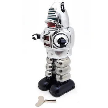 Vintage Retro Aptvarai Robotas Kolekciją Tin žaislai Klasikinis Motociklas Clockwork Vėjo Iki Alavo Žaislai Suaugusiems, Vaikams, Kolekcines Dovana