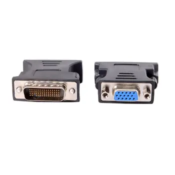 1 1 DMS-59 DMS59 59Pin DVI Male, 1-Port VGA Female Video Y Splitter TRUMPAS Kabelis 1 VNT 1 EKRANAS