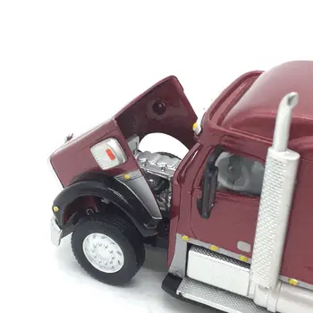 1/55 23cm senas sunkvežimis freightliner sunkiųjų priekaba lydinio sunkvežimių diecast transporto priemonės modelio surinkimo transporto eismo priemones rodyti
