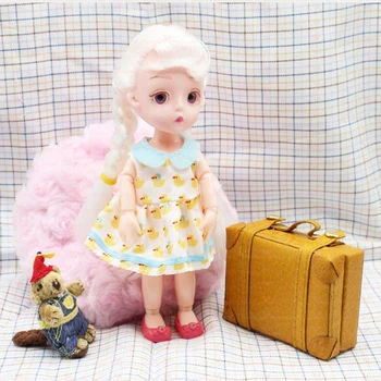 1:6 Masto Miniatiūriniai Derliaus Lagamino Kelionės Bagažo Lėlių dėl BJD Doll