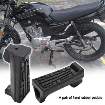 1 Pora Motociklo Priekinės Pėdos Poilsio Peg Gumą ir Pakoja Įranga, Dalys, atramos kojoms Už Yamaha YBR 125 JK Motociklo Priedai