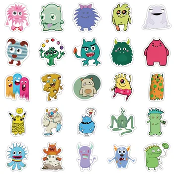 10/30/50PCS Animacinių filmų Anime Cute Little Monstras Grafiti Sąsiuvinis Mobiliojo Telefono Lagaminą Šalmas Baldai Lipdukas Lipdukas Didmeninės