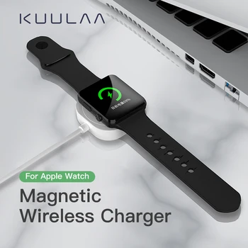 1M /3.3 Ft Nešiojamų Smart Žiūrėti USB Įkroviklio Laidą Magnetinio Belaidžio Įkrovimo Dokas 
