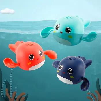 1Pc Mielas Animacinių filmų Gyvūnų Delfinų Classic Baby Vandens Žaislas Kūdikiams Plaukti Žaizdos-iki Grandinės Clockwork Vaikams Paplūdimys, Vonios Žaislai, Dovanos Vaikams