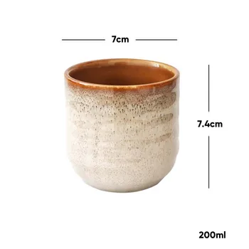 1pcs/3pcs Japonų Stiliaus Keramikos Kavos Puodelis Porcelianas Asmens Bendrosios Keramikos Arbatos Puodeliai Drinkware Vyno Puodelis Vandens puodeliai Didmeninės