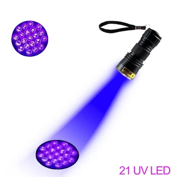 20 LED 12 LED 395-400nm UV Žibintuvėlis UV Žibintuvėlis Ultravioletinių Juodos Šviesos Lempos UV Raudonos Šviesos Žibintuvėlis UV Check Lempa