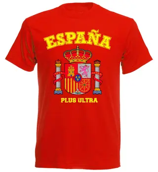 2019 Karšto Pardavimo Medvilnės Mados T-Shirt Spanien Plus Ultra Ispanija Tee Marškinėliai