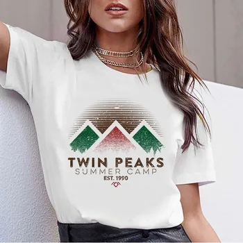 2019 Naujas Twin Peaks Marškinėliai Moterims Vasaros Harajuku Marškinėlius Moterų Twin Peaks 
