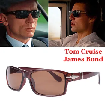 2021 Naujas Tom Cruise Viršų Mados Stiliaus Vyrų Poliarizuota Vairavimo Akiniai 007 Senovinių Klasikinių Saulės Akiniai Oculos De Sol Masculino