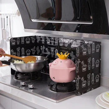 2VNT Virtuvės Dalykėlių Naftos Šļakstēties Ekranus, Aliuminio Folija, Skardos dujinė Viryklė Splash Proof Pertvara Namų Virtuvėje maisto Gaminimo Įrankiai