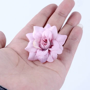 4.5 CM Mini Rose Dirbtinių Gėlių Galvos Vestuves Apdaila 