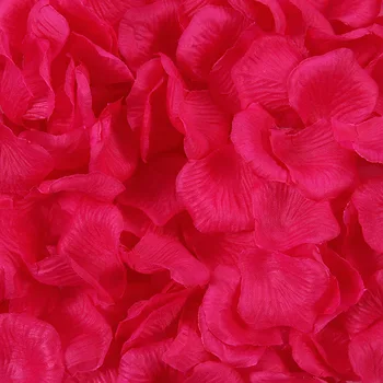 500pcs/daug Dirbtinių Žiedlapių Šilko Rožė Spalvinga Žiedlapiai, Vestuvių Dekoravimas Santuokos Romantiškas Kambarys Rožių Gėlių Acces 5*5CM
