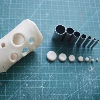 7Pcs Auskarai Skylę Tuščiaviduriai Turas Padaryti Keramika Keramikos Įrankiai Polimero Molis Įrankiai, Reikmenys Mini Molio Karpymo Molio Ekstruderiu 3MM-16MM