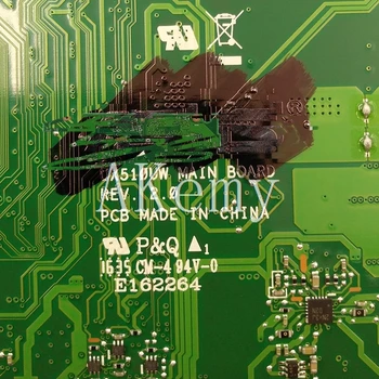 AKEMY UX510UX Nešiojamojo kompiuterio motininė Plokštė, Skirta ASUS ZenBook UX510UW UX510UX UX510UXK Mainboard bandymo Gerai 8GRAM I7-6500U GTX950M/GTX960M
