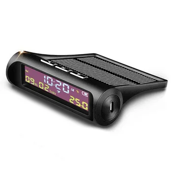 AN01 AN02 PSSS Atrodo Saulės Automobilių Skaitmeninis Laikrodis, Visiškai Automatinis Ekranas LCD Laiką Data-Automobilių Temperatūra Auto Interjero Priedai