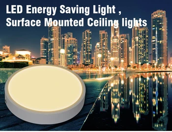 Apvalus LED Skydelio Lemputė 5W LED Lubų Paviršiaus Kvadratinį Šviesos 85-265V Modernios Led Downlight Lubų Lempa Apdaila Namo Apšvietimas