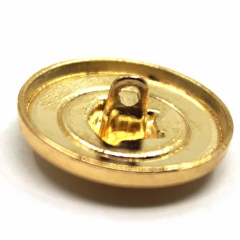 Aukso metalo, nikelio turas mados mygtuką