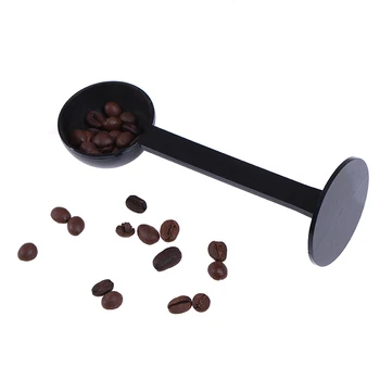 Aukštos Kokybės 2 In 1 Kavos Šaukštelį 10g Standartinis Matavimo Šaukštas Dvejopo naudojimo Pupelių Šaukštas Miltelių, Šaukštas Kavos Aparatas, Priedai